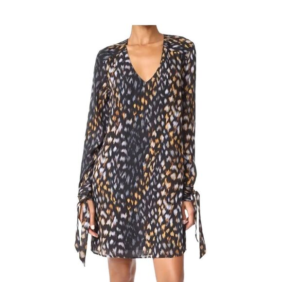 Equipment Femme Brees multicolor silk dress medium - Picture 1 of 7